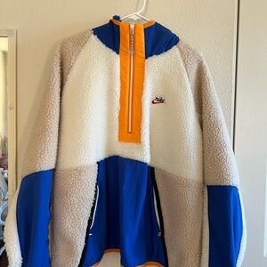 Nike Half Zip Heritage Sherpa Jacket